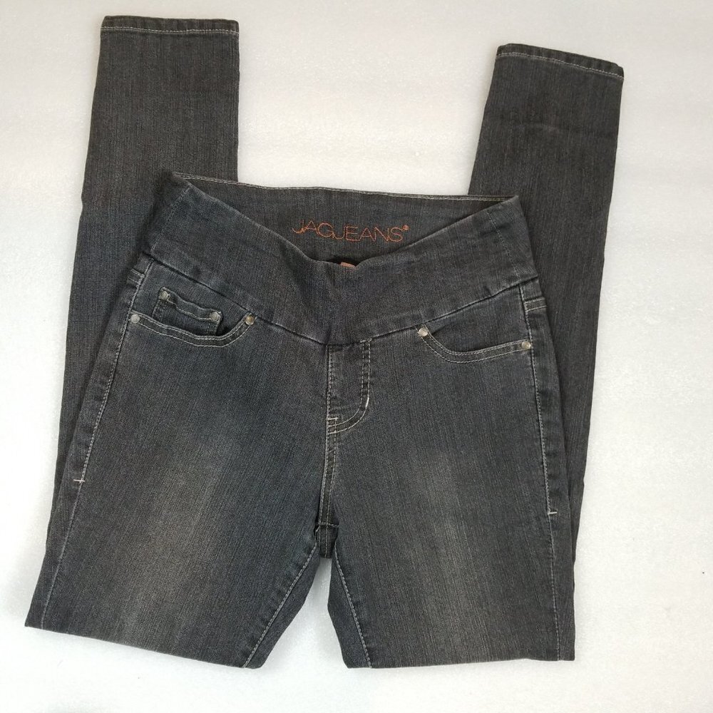 JAG Jeans Gray / Black Nora pull on High Rise skinny Jeans 2P